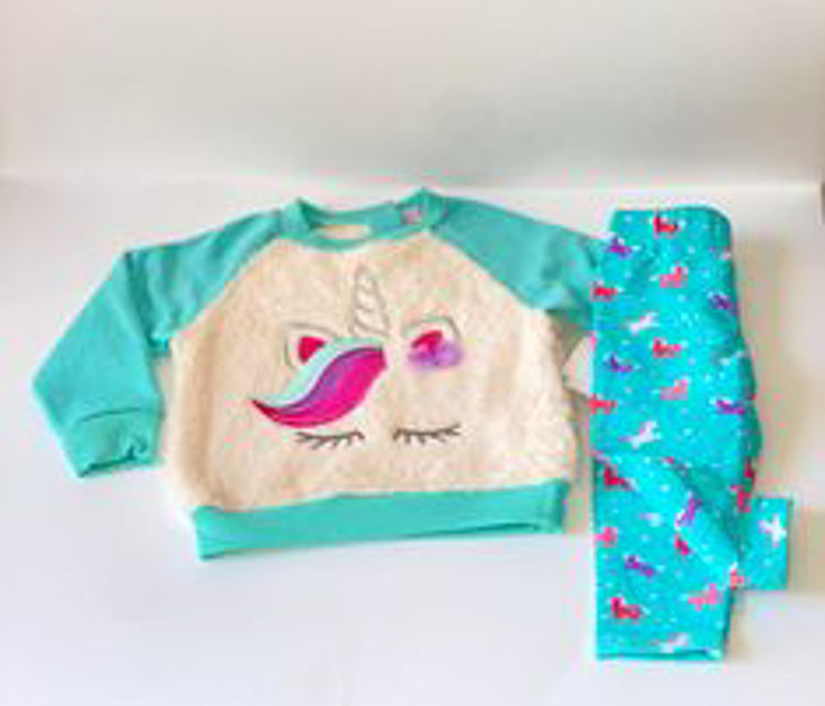 Picture of 0903 MILA GIRLS TWO PIECE SET 100% POLYESTER